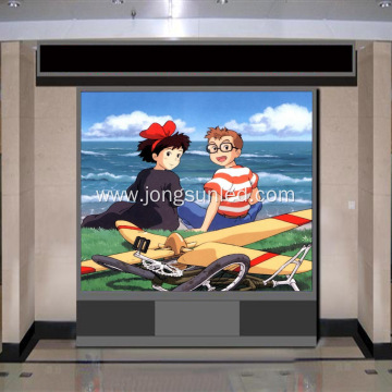 L-shape LED Display Cabinet Indoor Screen